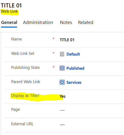 Power Apps Portals – Navigation Menu: Setting up a tree structure menu ...